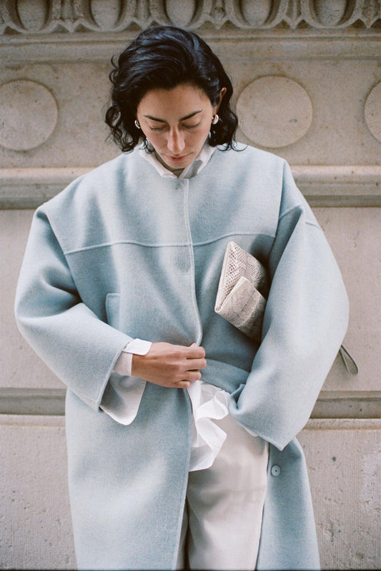 Glint Coat Light Blue - Rachel Comey