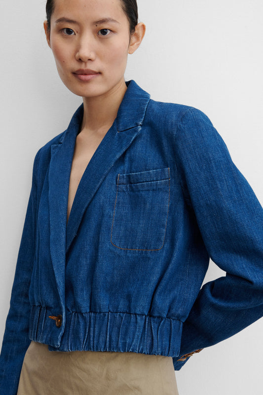 Grain Jacket Indigo - Rachel Comey