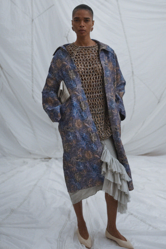 Escott Coat Blue - Rachel Comey
