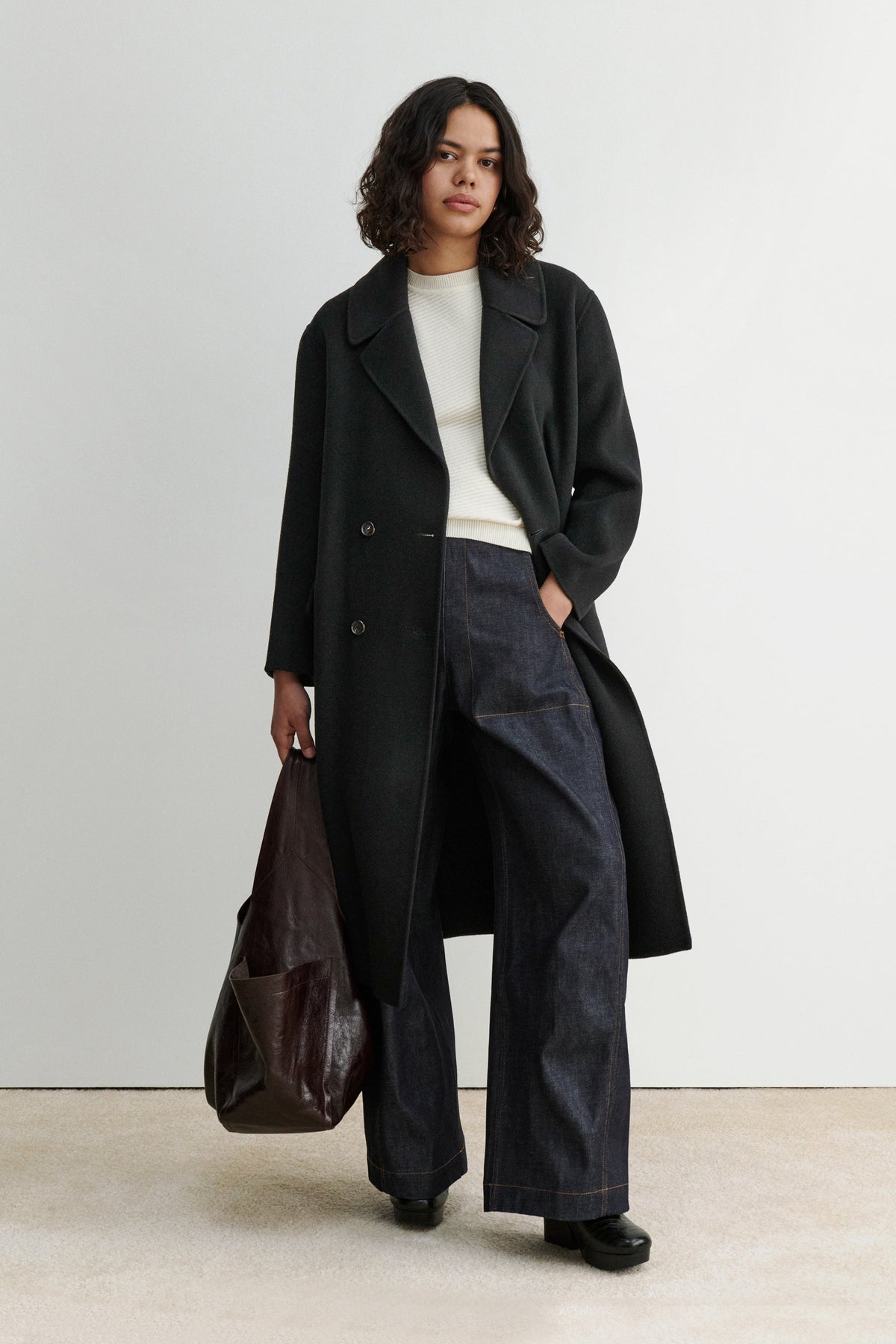 Axel Coat Light Brown - Rachel Comey