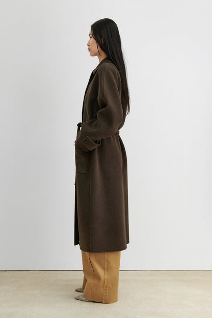 Alves Trench Brown Melange - Rachel Comey