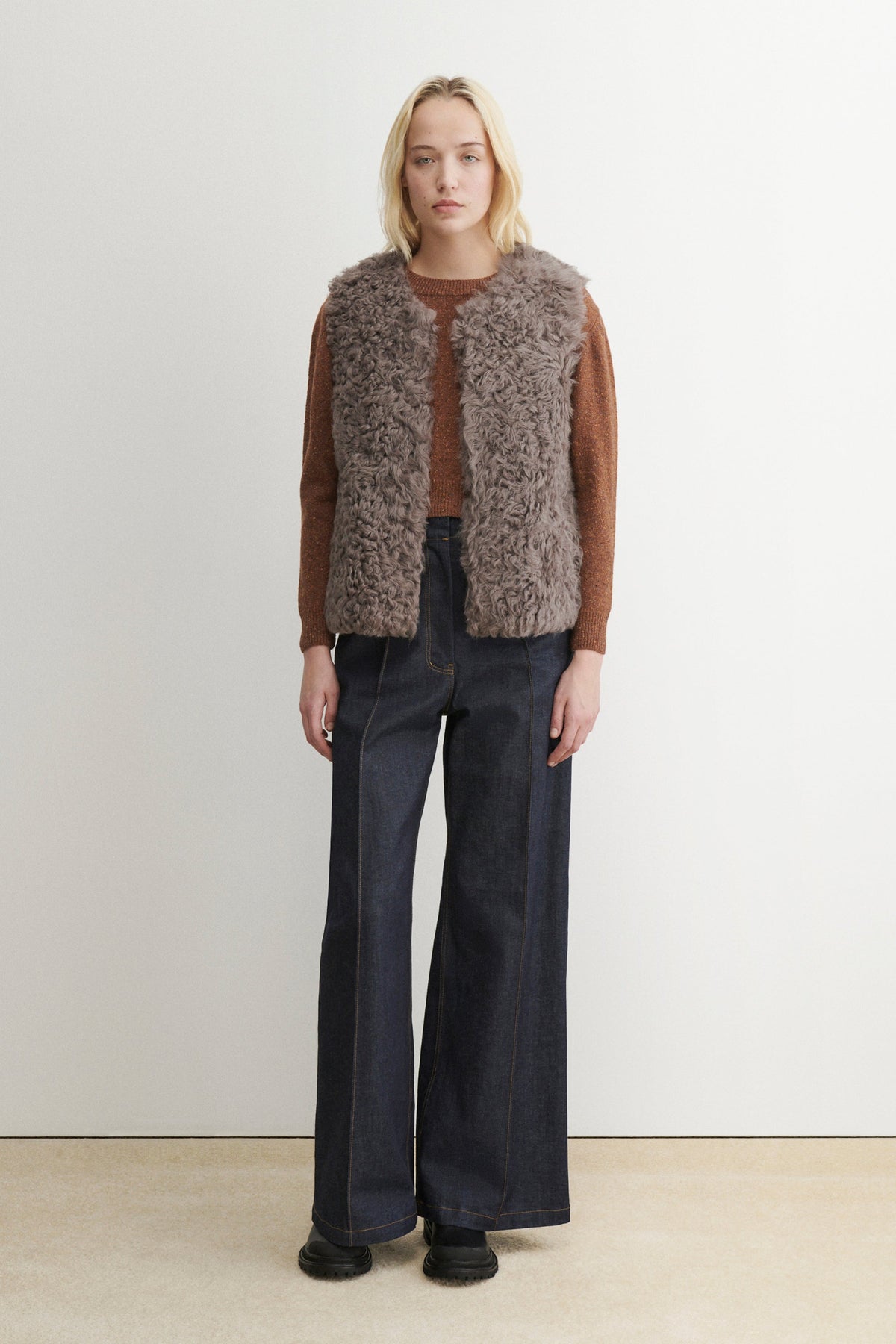 Elias Vest Grey - Rachel Comey