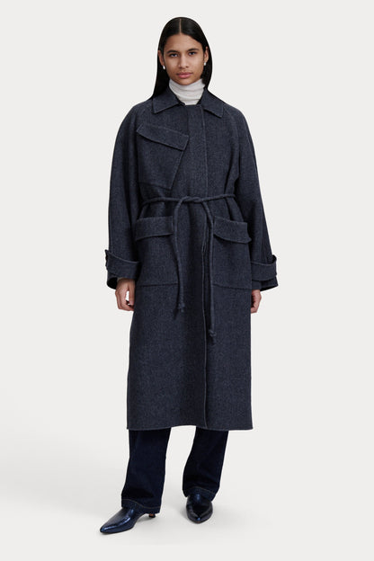 Alves Trench Black\/Grey - Rachel Comey