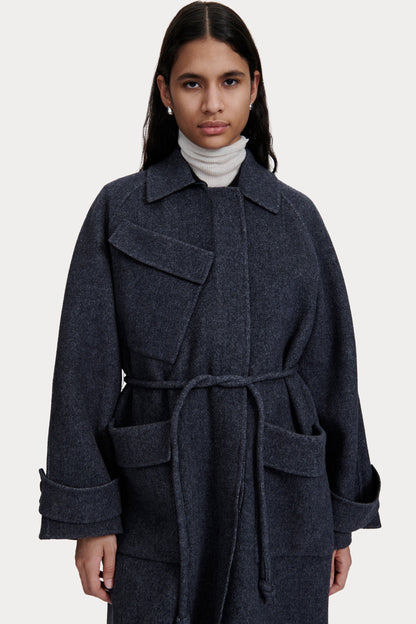 Alves Trench Black\/Grey - Rachel Comey