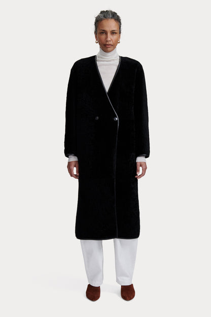 Vanelli Coat Black - Rachel Comey