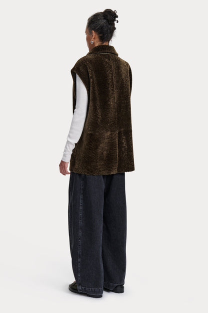 Milton Vest Black - Rachel Comey
