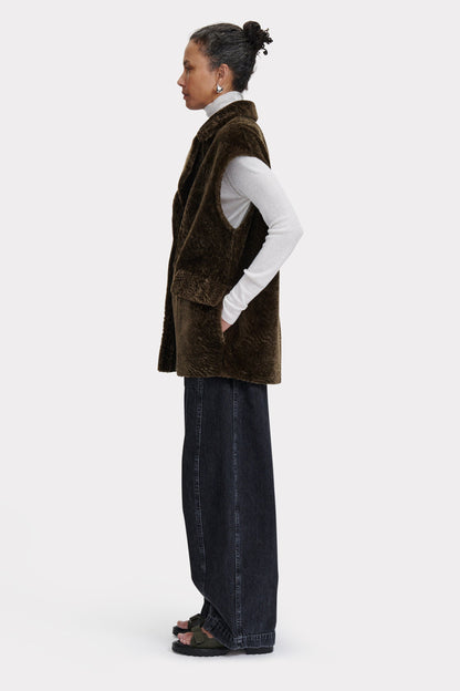 Milton Vest Black - Rachel Comey