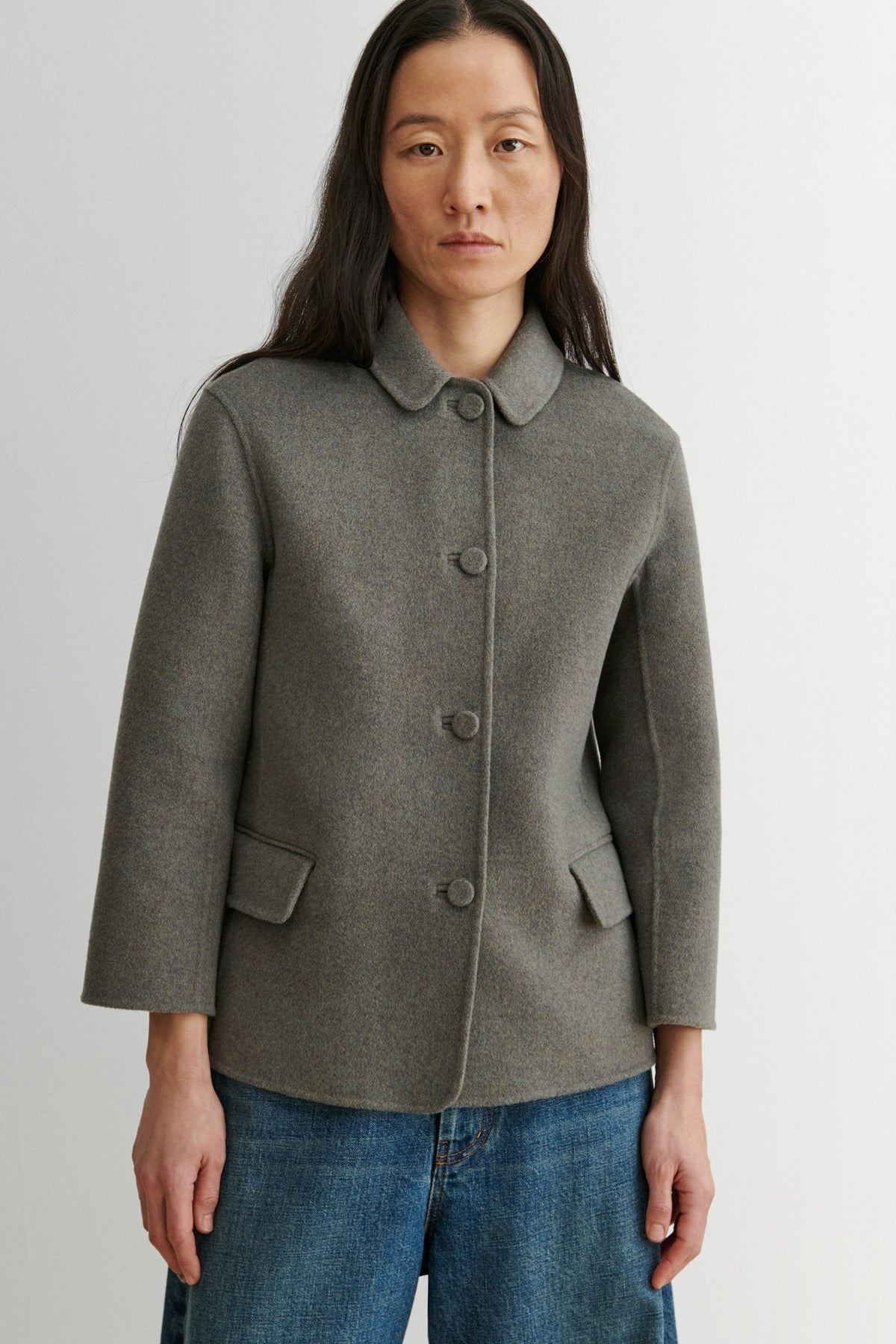 Chaplin Blazer Grey Melange - Rachel Comey