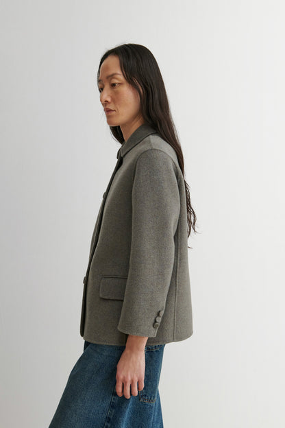 Chaplin Blazer Grey Melange - Rachel Comey
