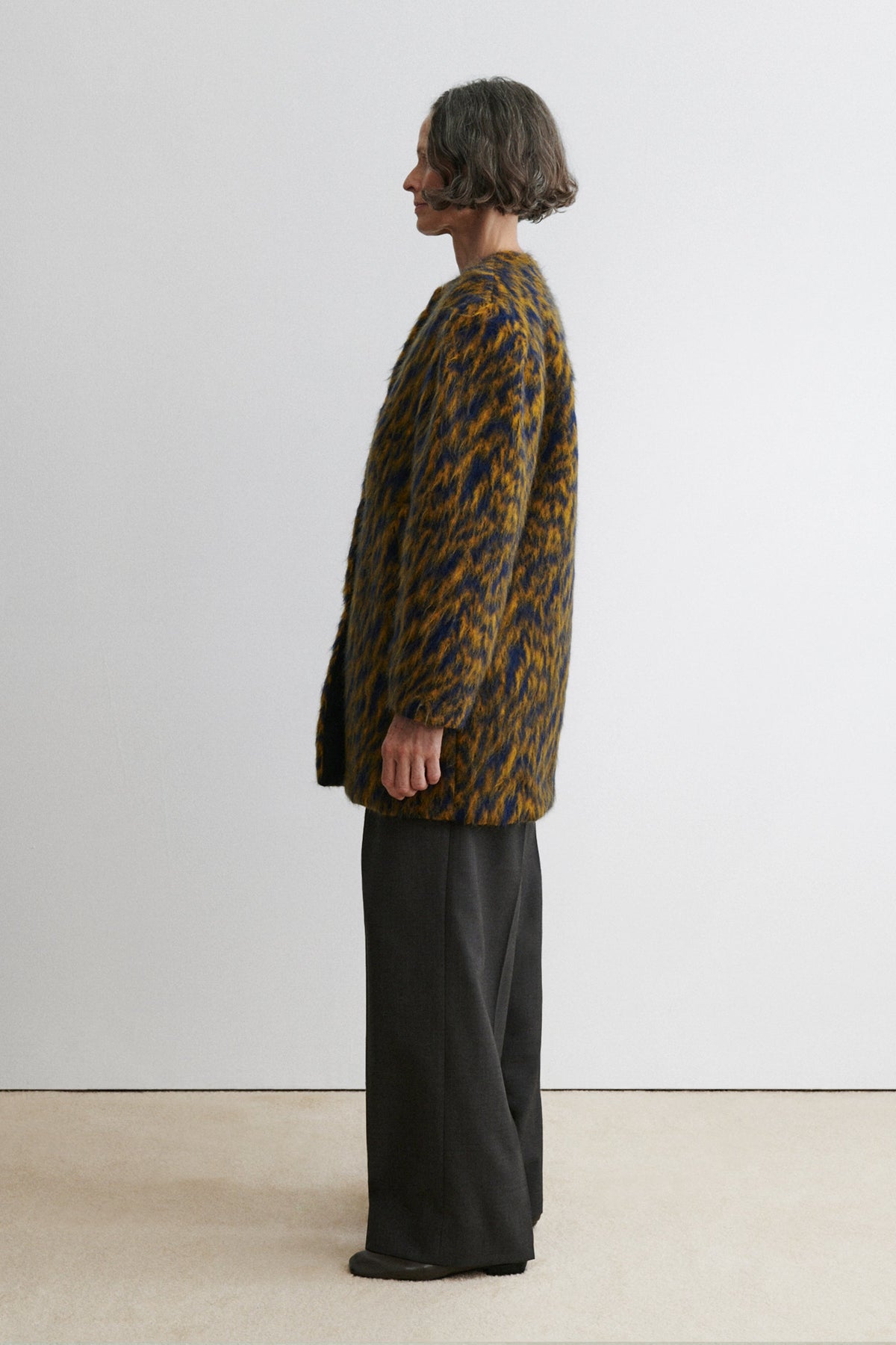 Cosum Coat Blue Ochre - Rachel Comey