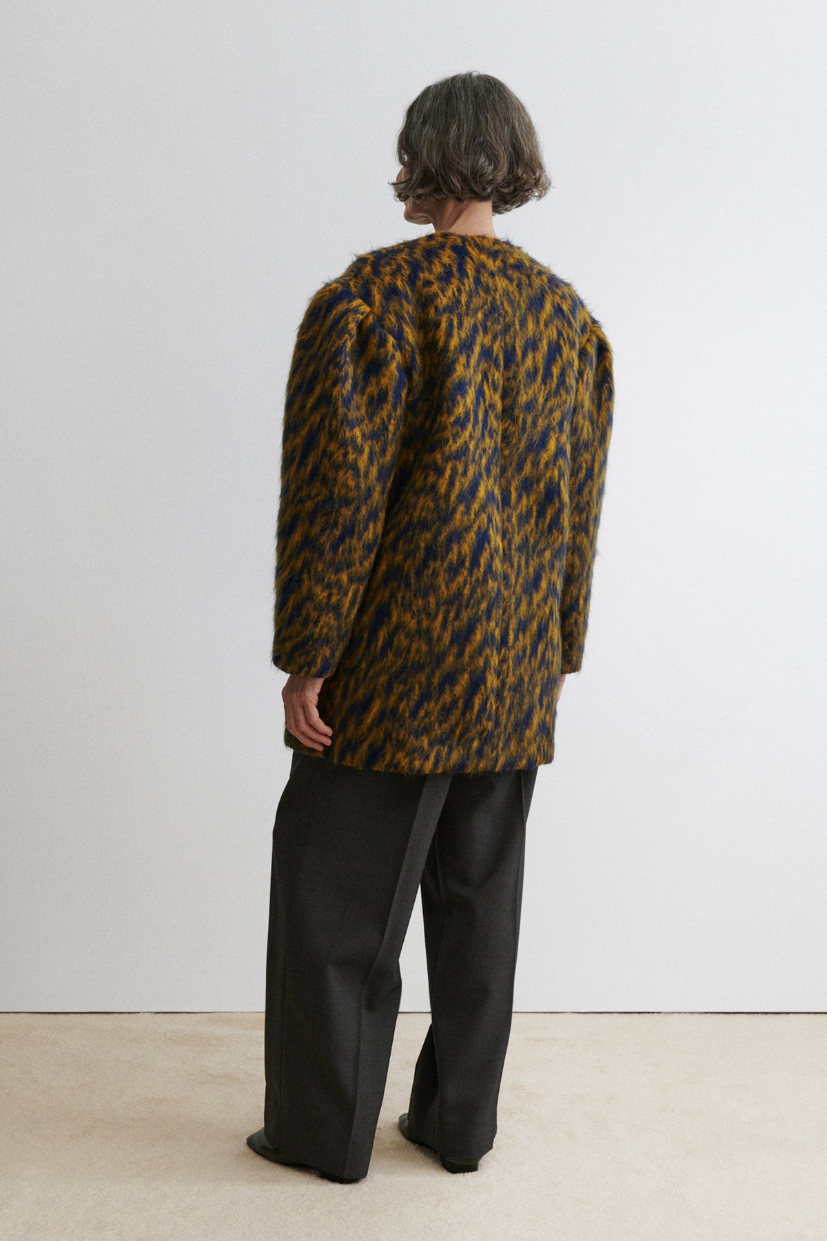 Cosum Coat Blue Ochre - Rachel Comey