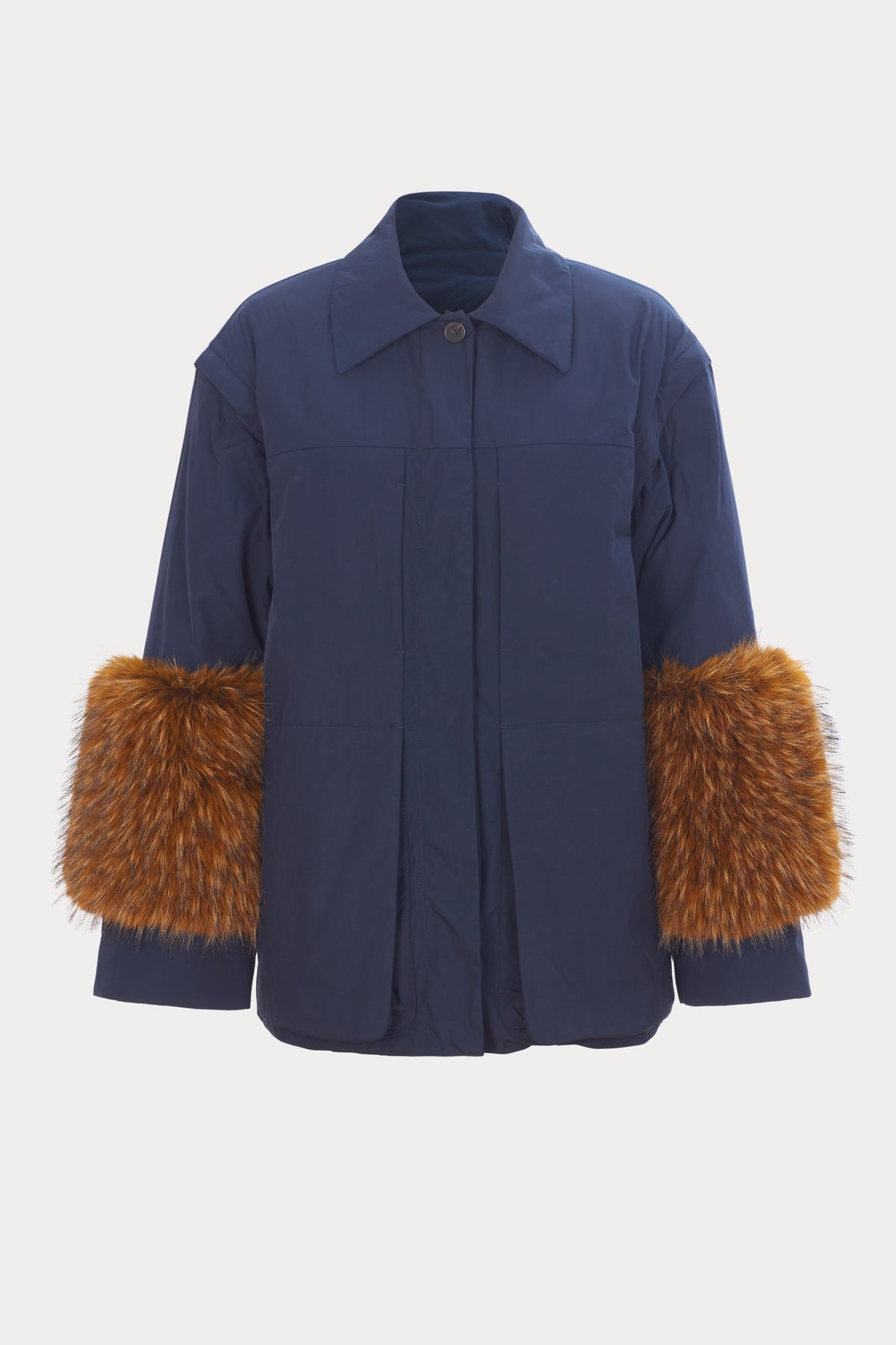 Muff Coat Navy - Rachel Comey