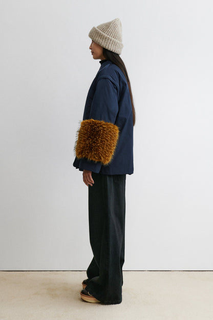 Muff Coat Navy - Rachel Comey
