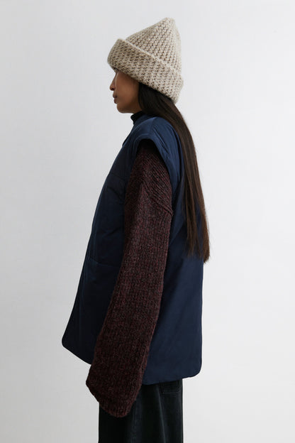 Muff Coat Navy - Rachel Comey