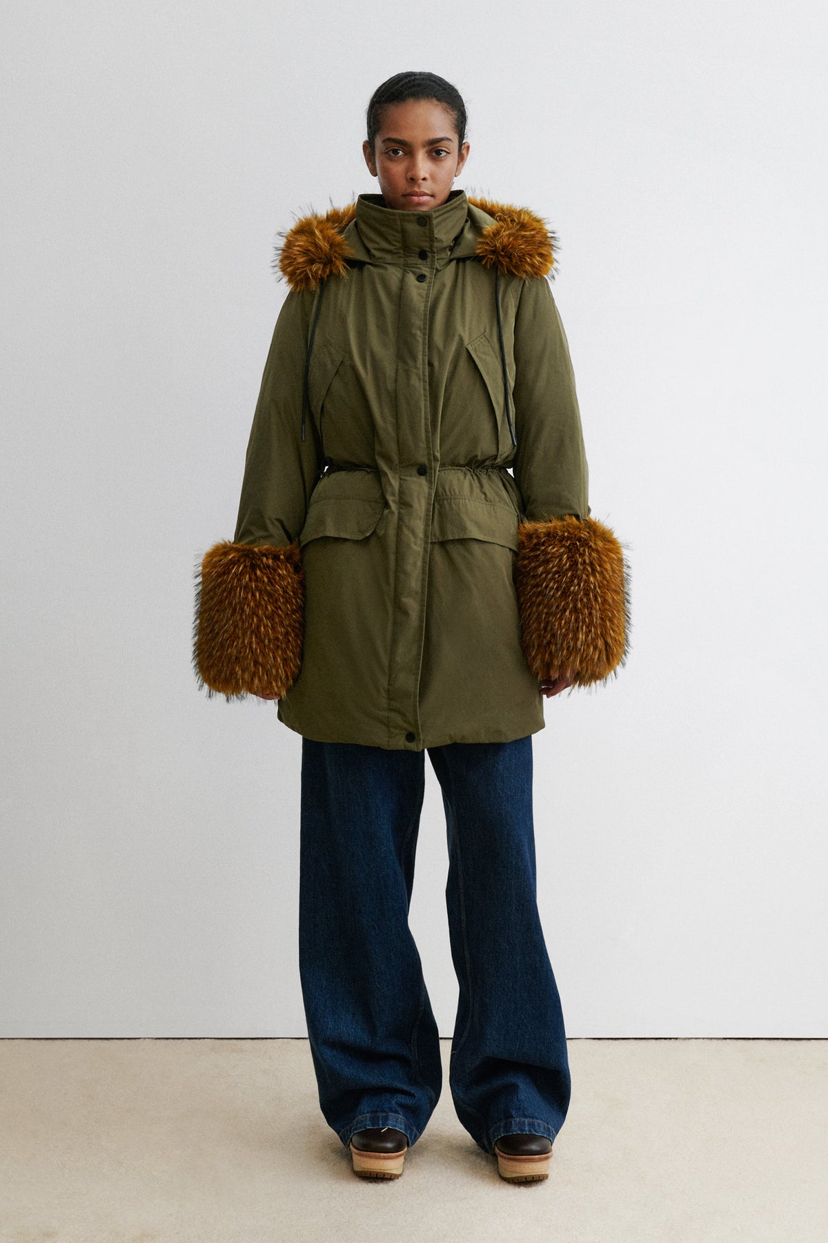 Thyra Coat Olive - Rachel Comey