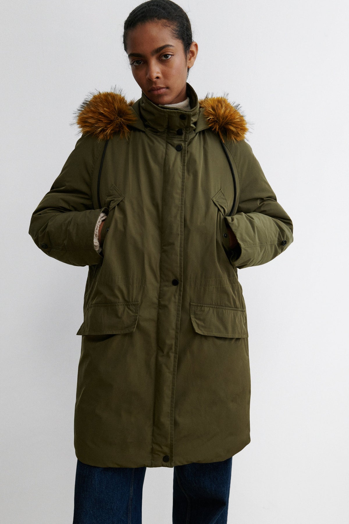 Thyra Coat Olive - Rachel Comey