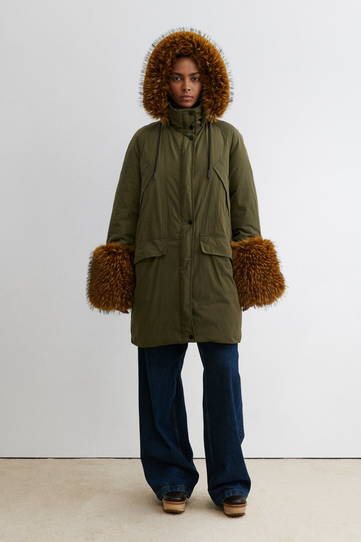Thyra Coat Olive - Rachel Comey