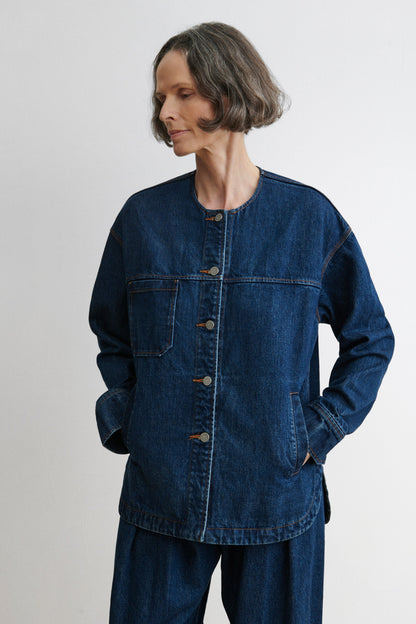 Delaney Jacket Muddy Indigo - Rachel Comey