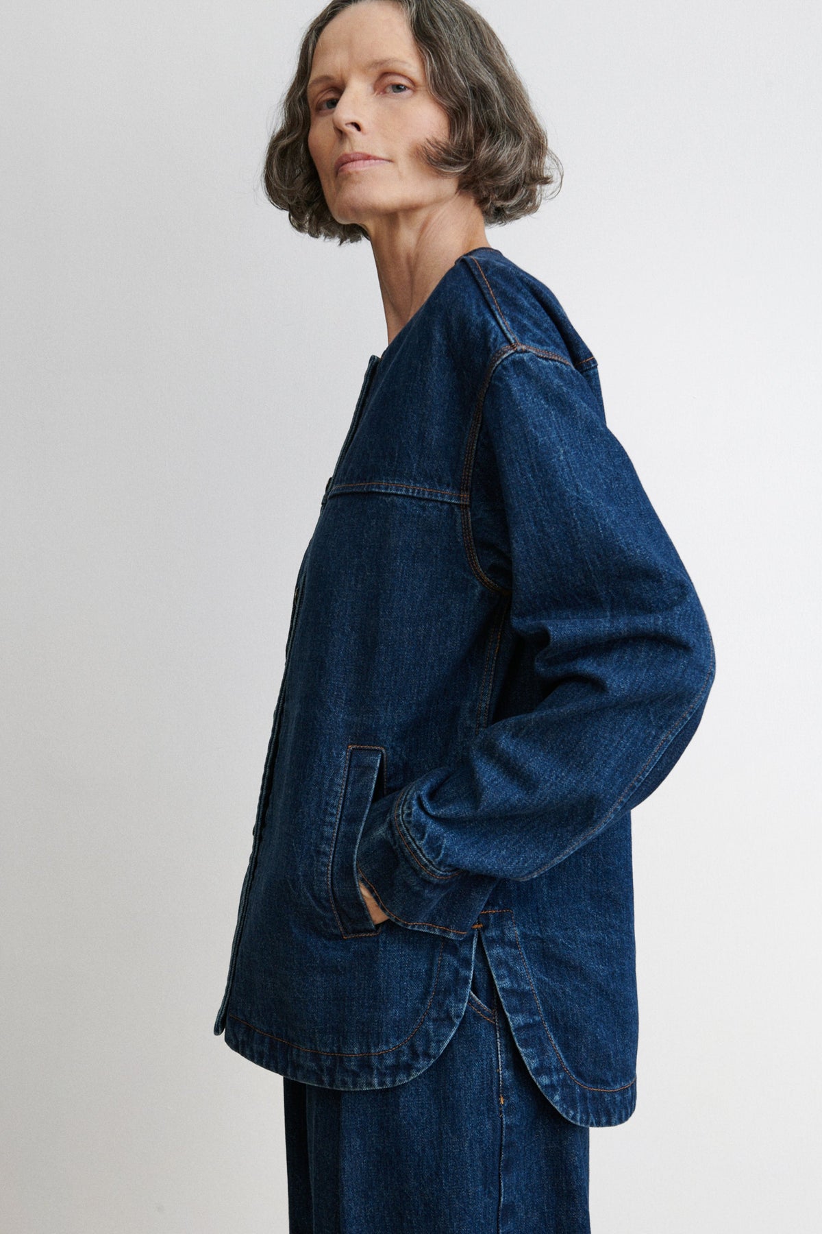 Delaney Jacket Muddy Indigo - Rachel Comey