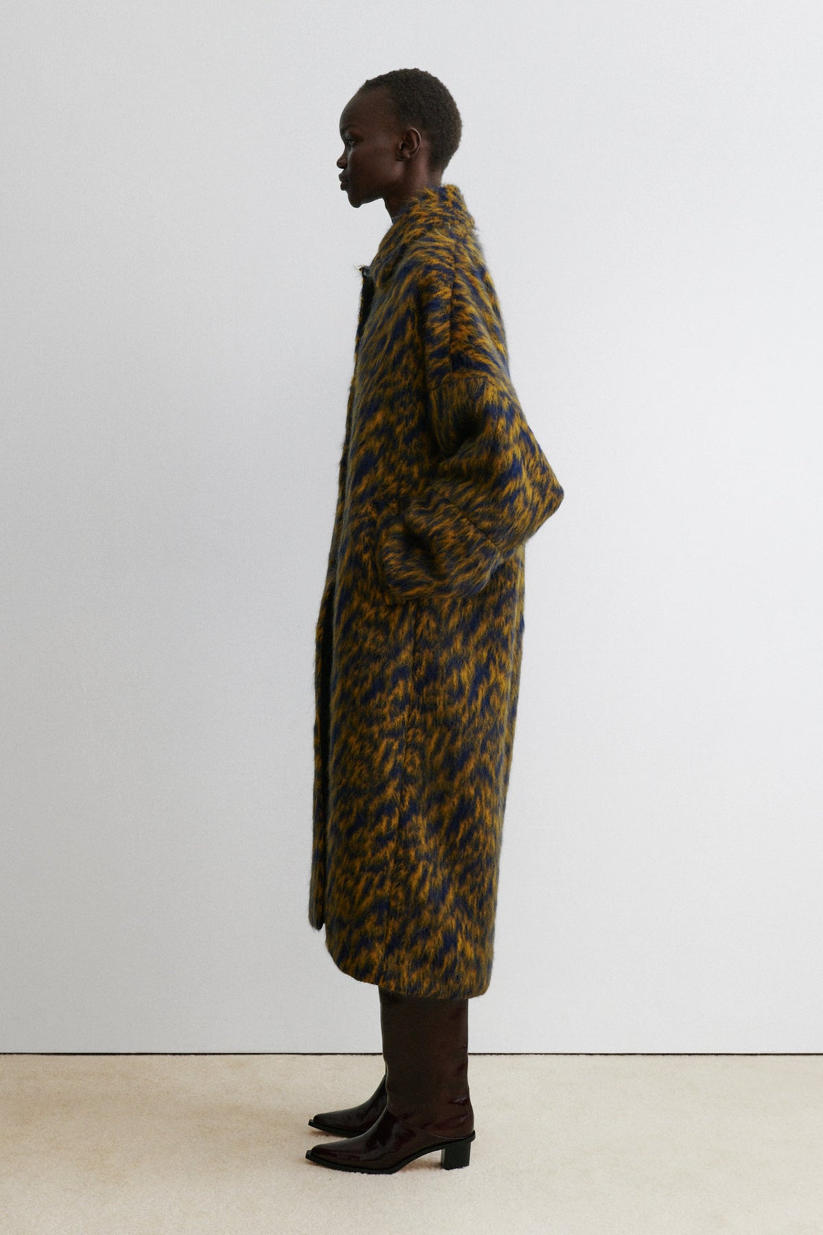 Loyle Coat Blue Ochre - Rachel Comey
