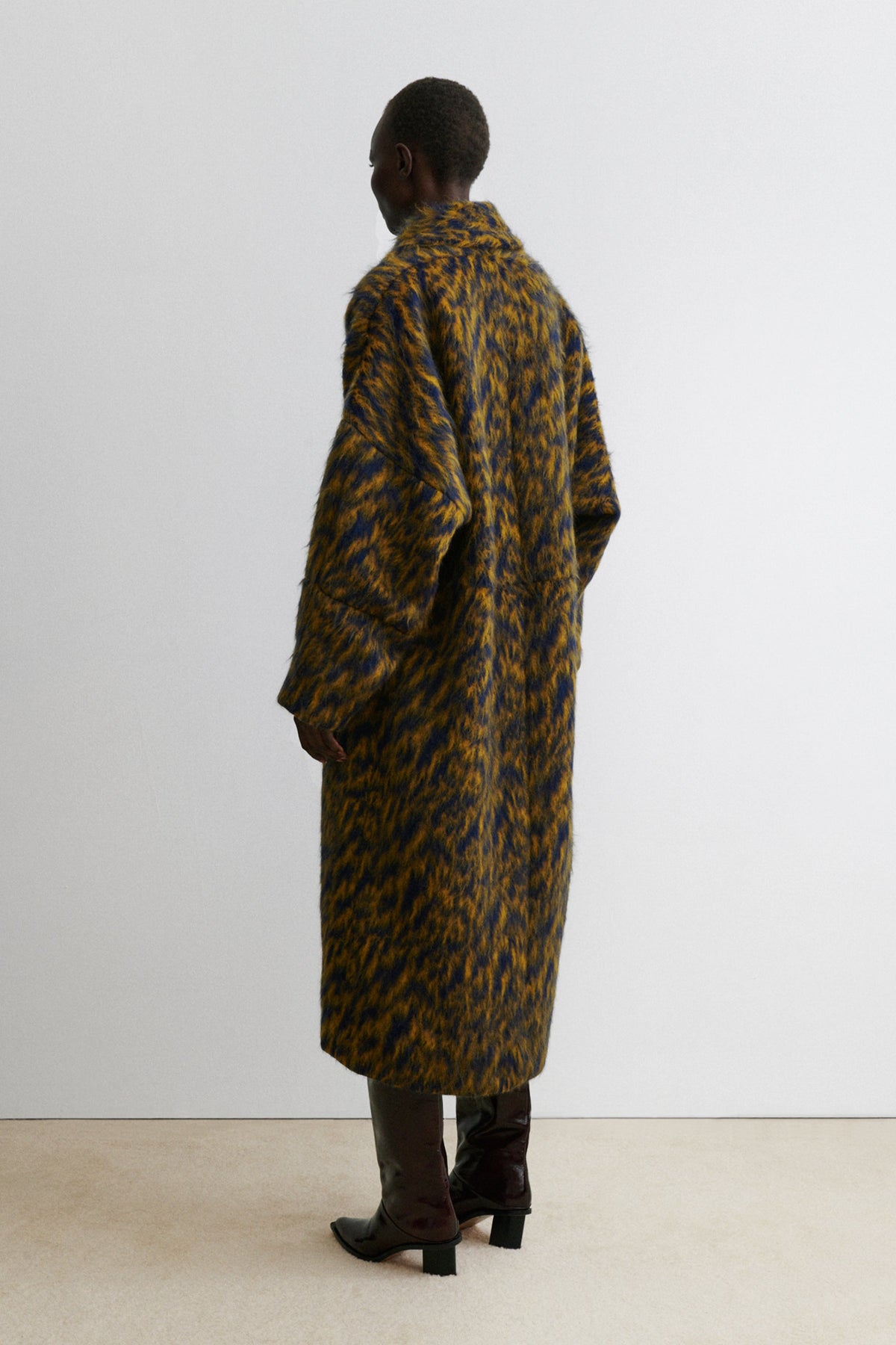 Loyle Coat Blue Ochre - Rachel Comey