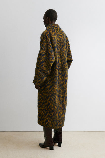 Loyle Coat Blue Ochre - Rachel Comey