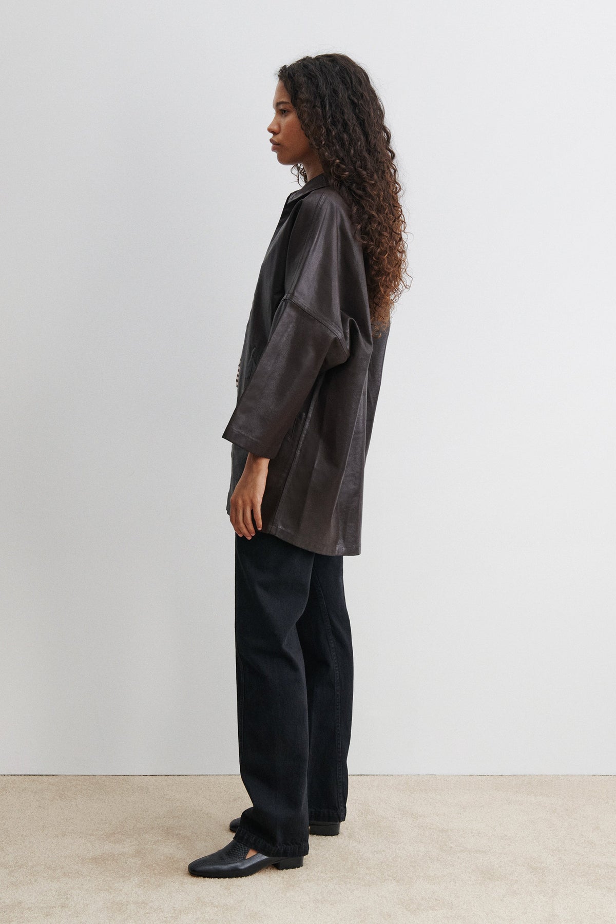 Husk Coat Auburn-Black - Rachel Comey