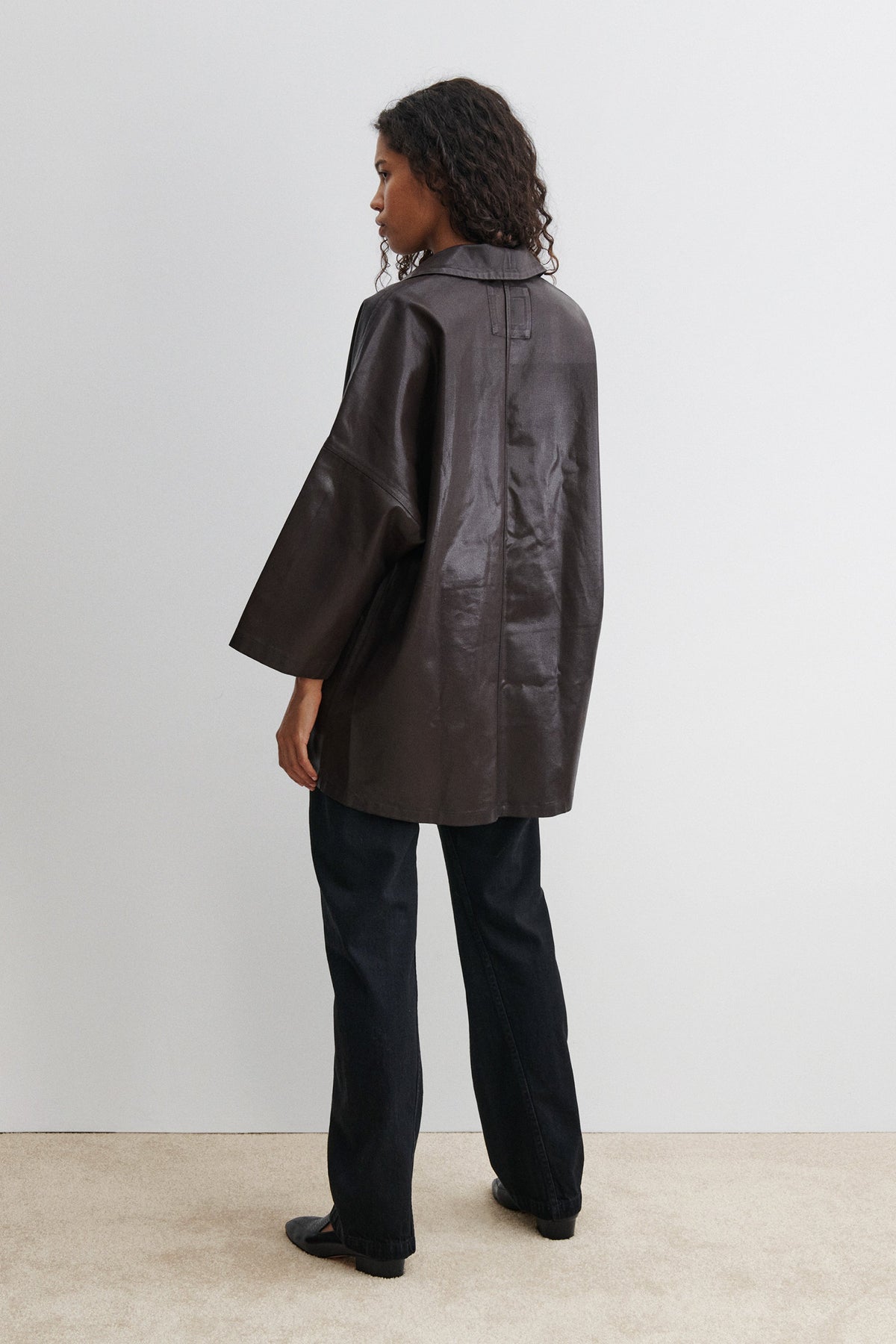 Husk Coat Auburn-Black - Rachel Comey