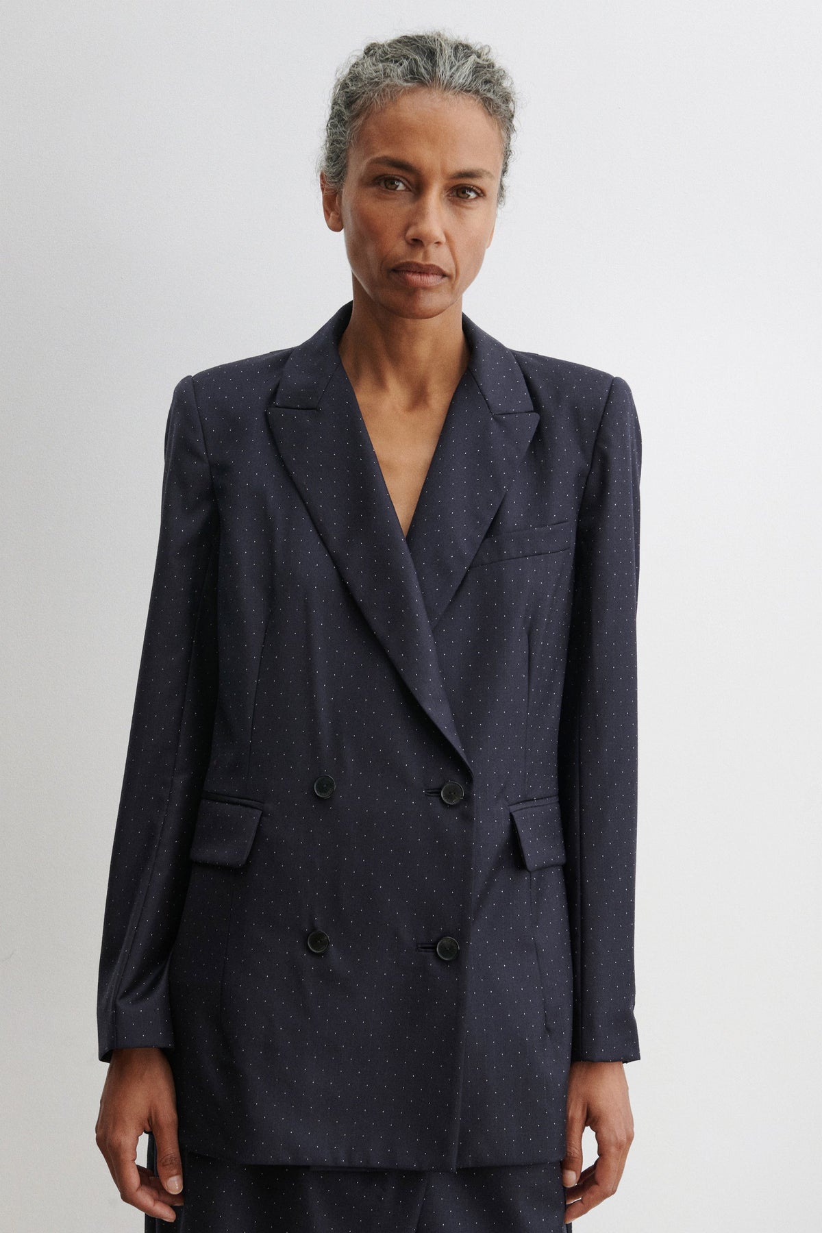 New Rupture Blazer Navy - Rachel Comey
