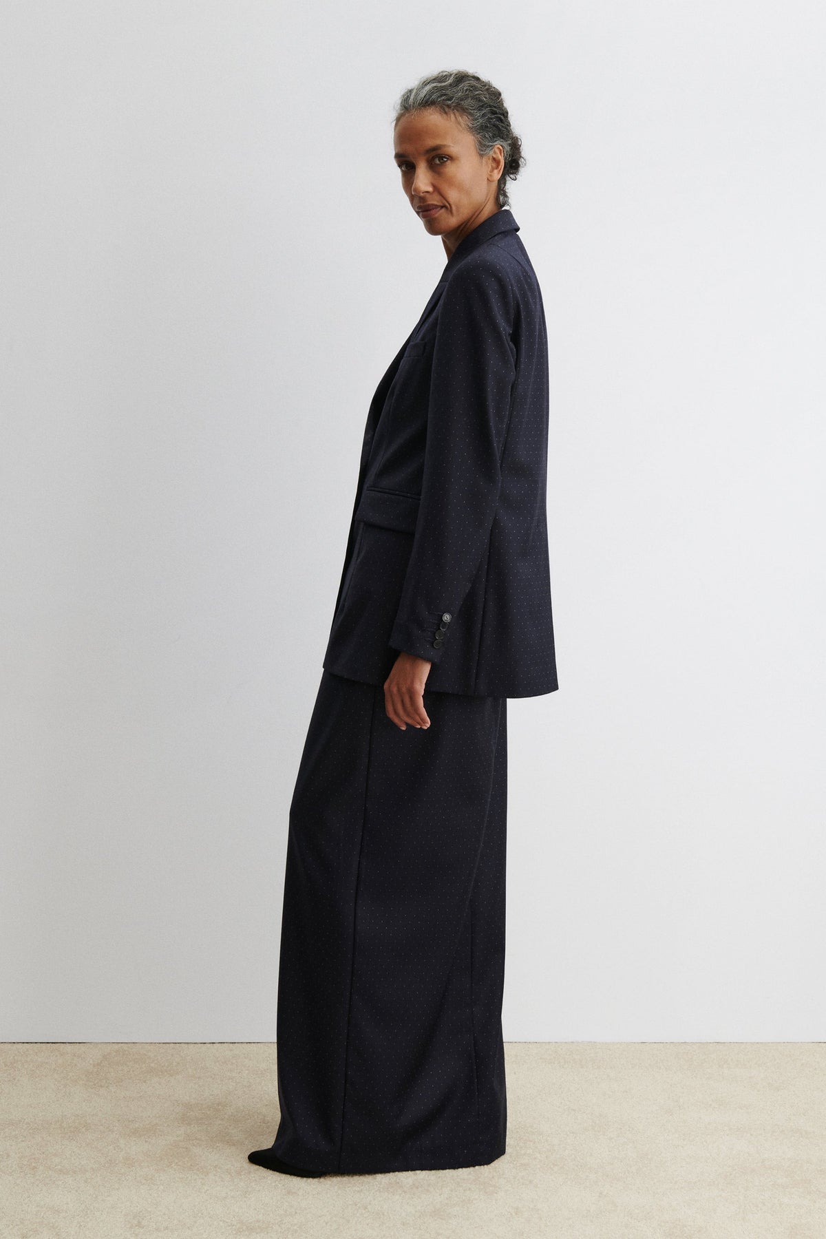 New Rupture Blazer Navy - Rachel Comey