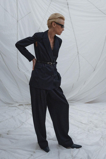 New Rupture Blazer Navy - Rachel Comey