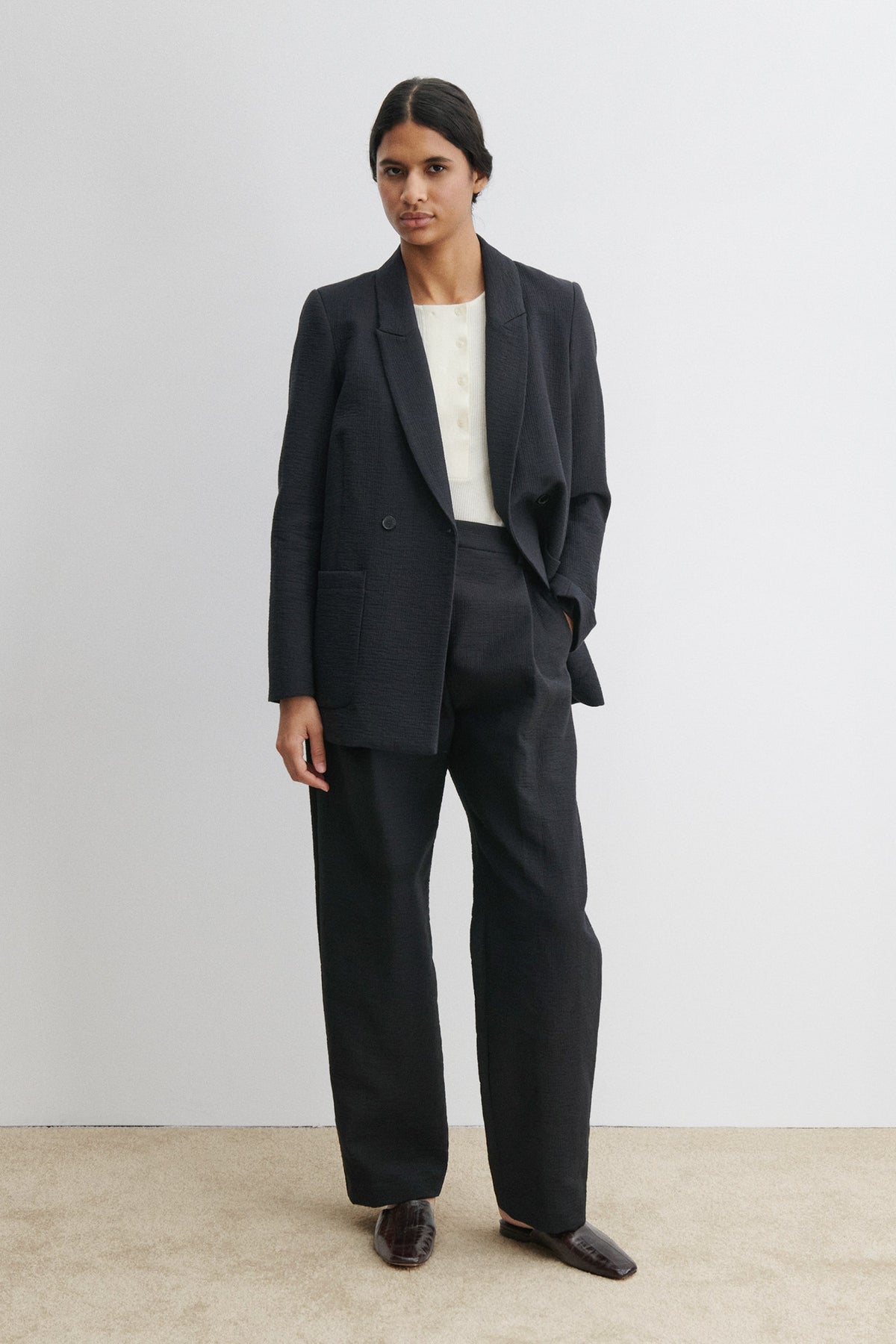 New Amboy Blazer Black - Rachel Comey