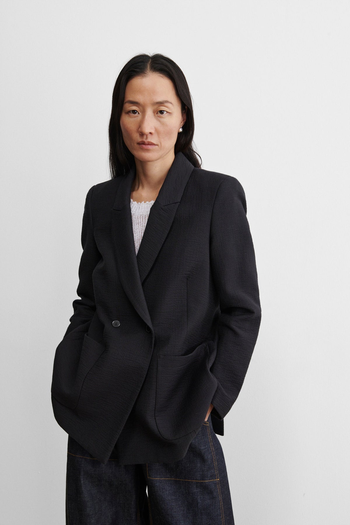 New Amboy Blazer Black - Rachel Comey