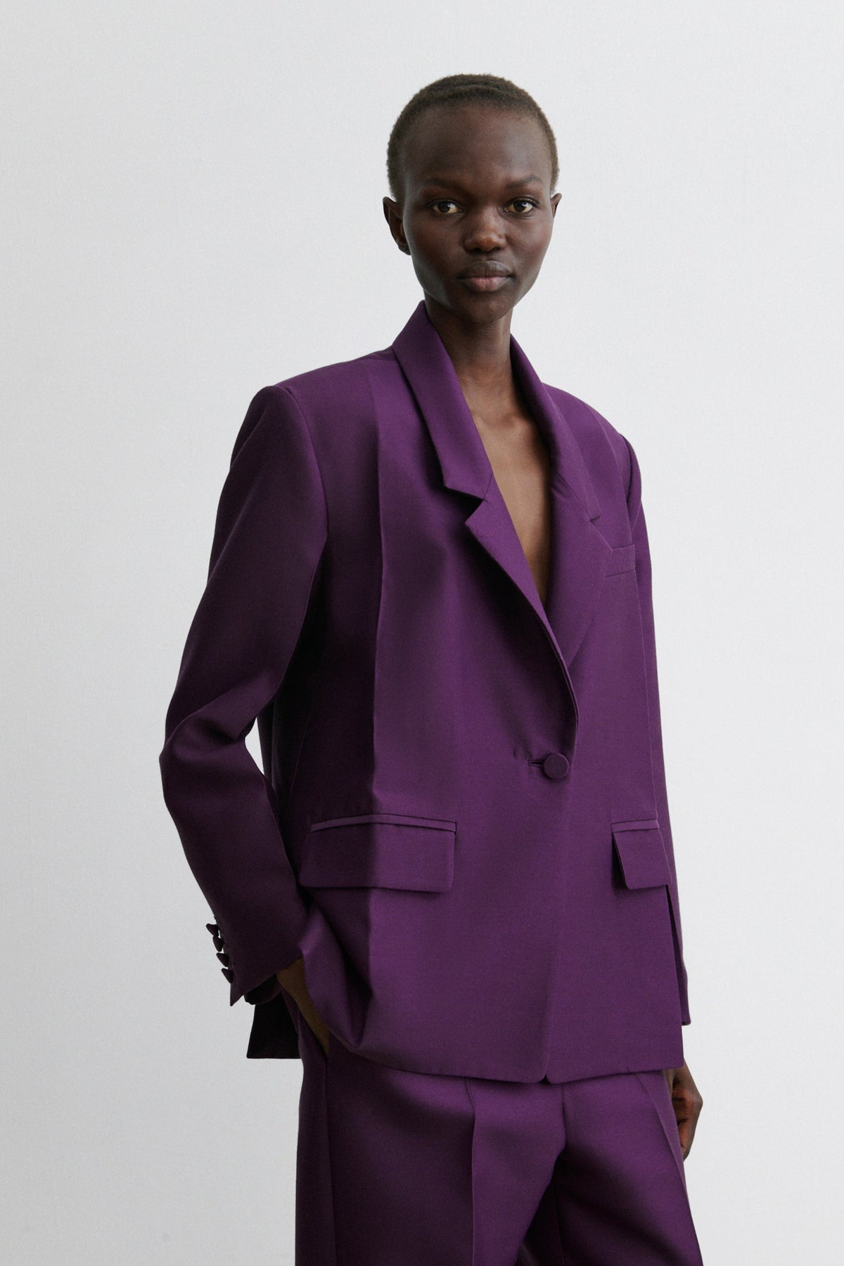 Moscato Blazer Plum - Rachel Comey
