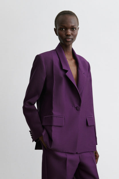 Moscato Blazer Plum - Rachel Comey