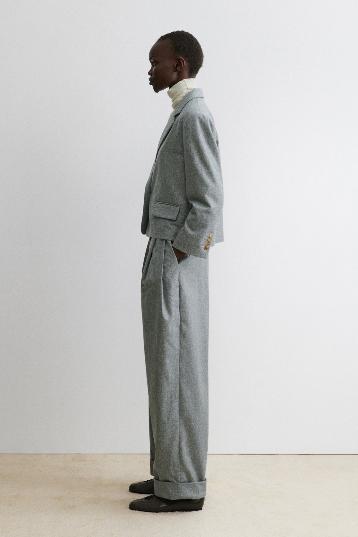 Bolt Blazer Light Grey - Rachel Comey