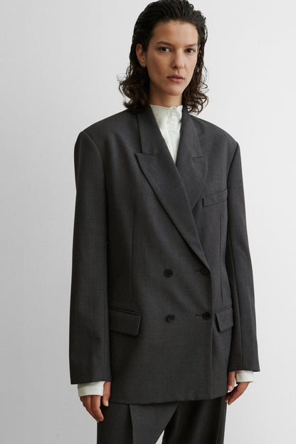 Orsay Blazer Dark Grey Melange - Rachel Comey