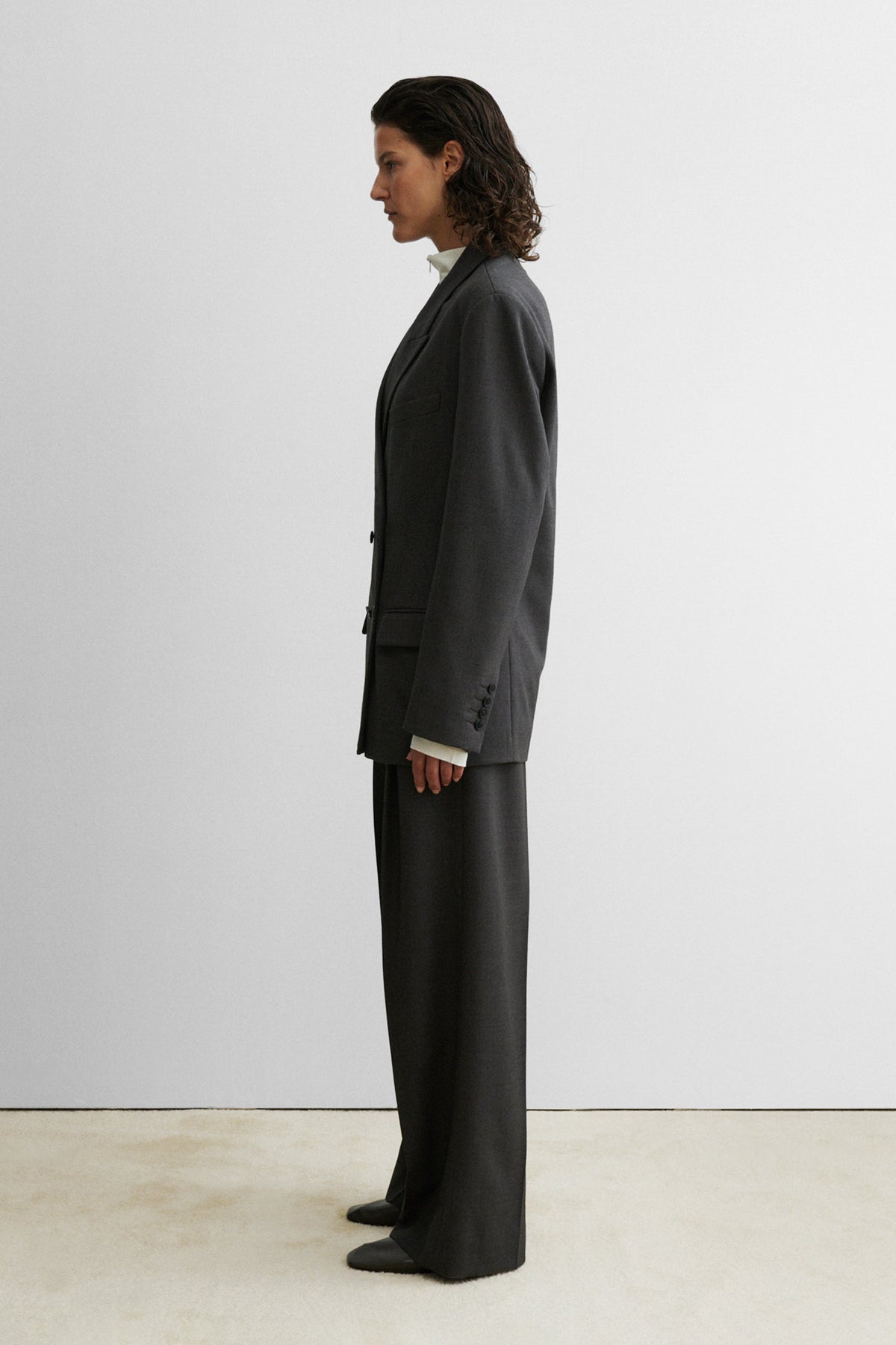 Orsay Blazer Dark Grey Melange - Rachel Comey
