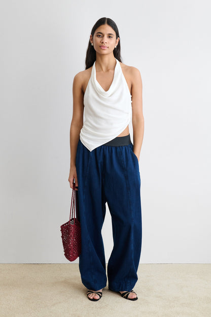 Beaulieu Halter Top Off White - Rachel Comey