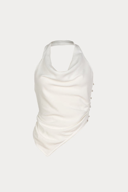 Beaulieu Halter Top Off White - Rachel Comey