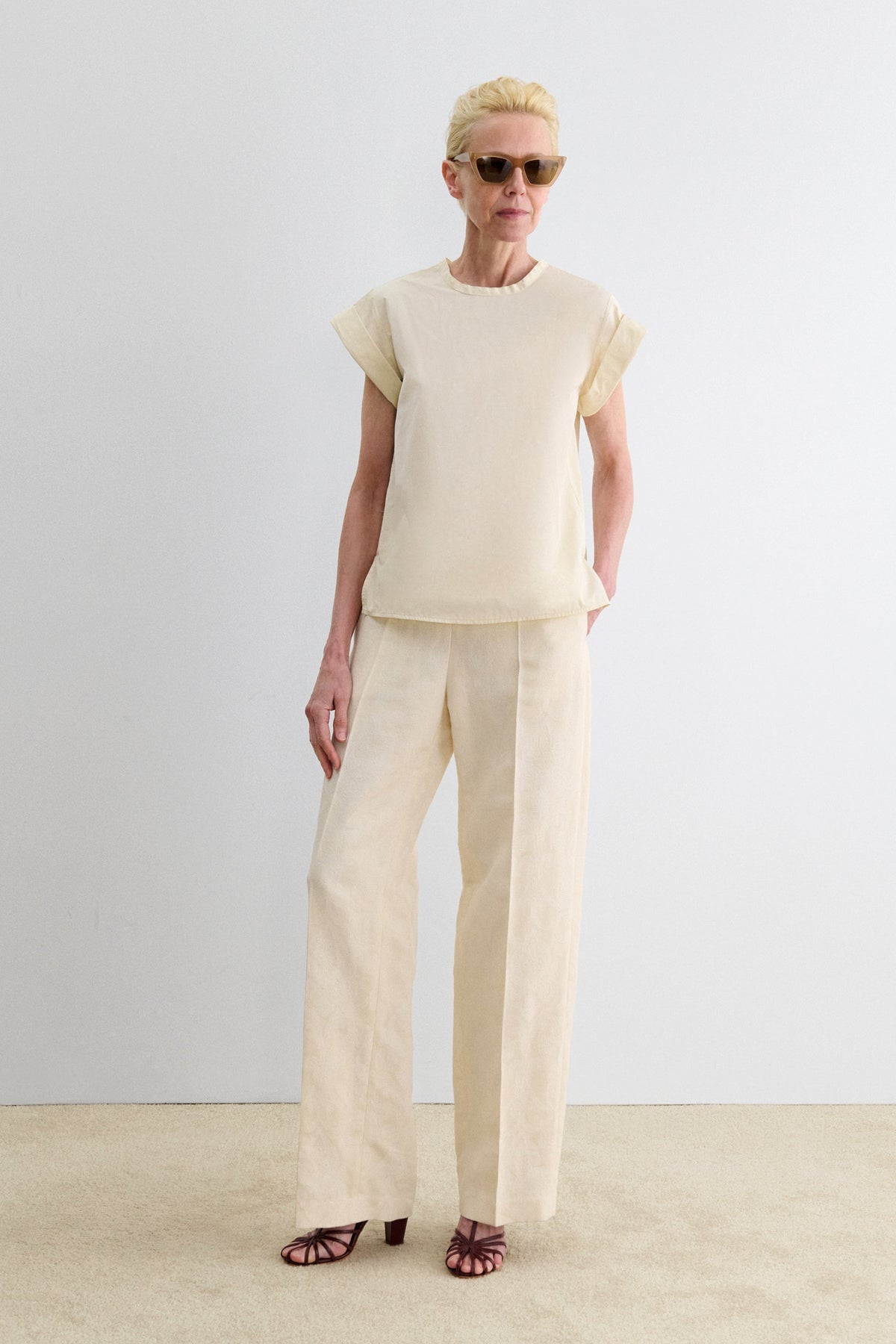 Lynx Top Cream - Rachel Comey