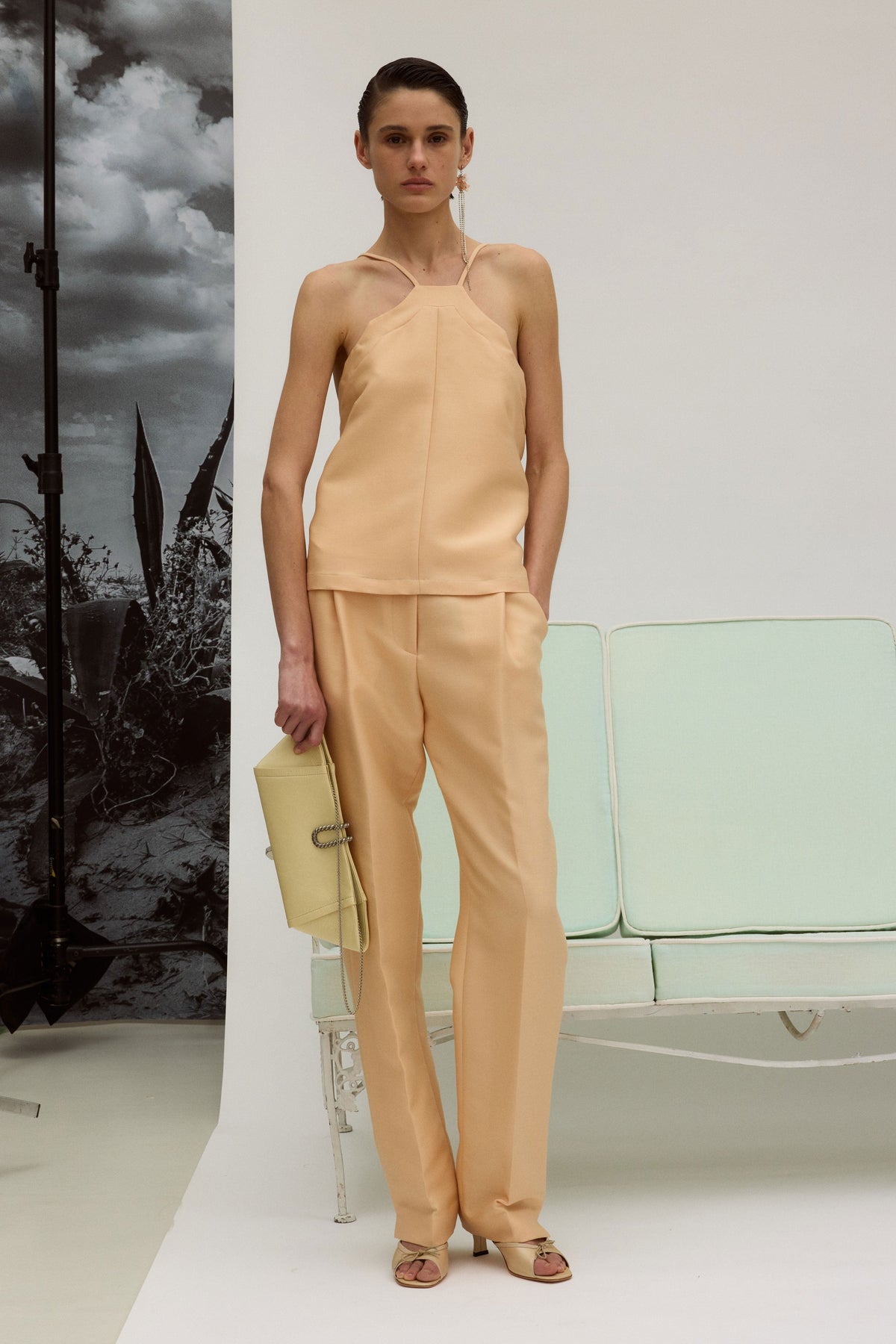 Geo Top Peach - Rachel Comey