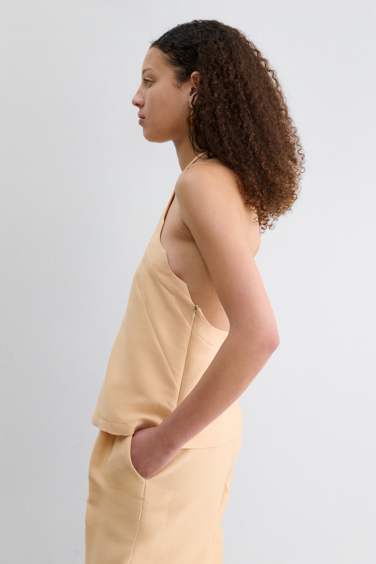 Geo Top Peach - Rachel Comey