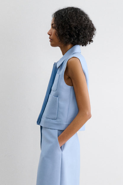 Hanley Vest Sky Blue - Rachel Comey