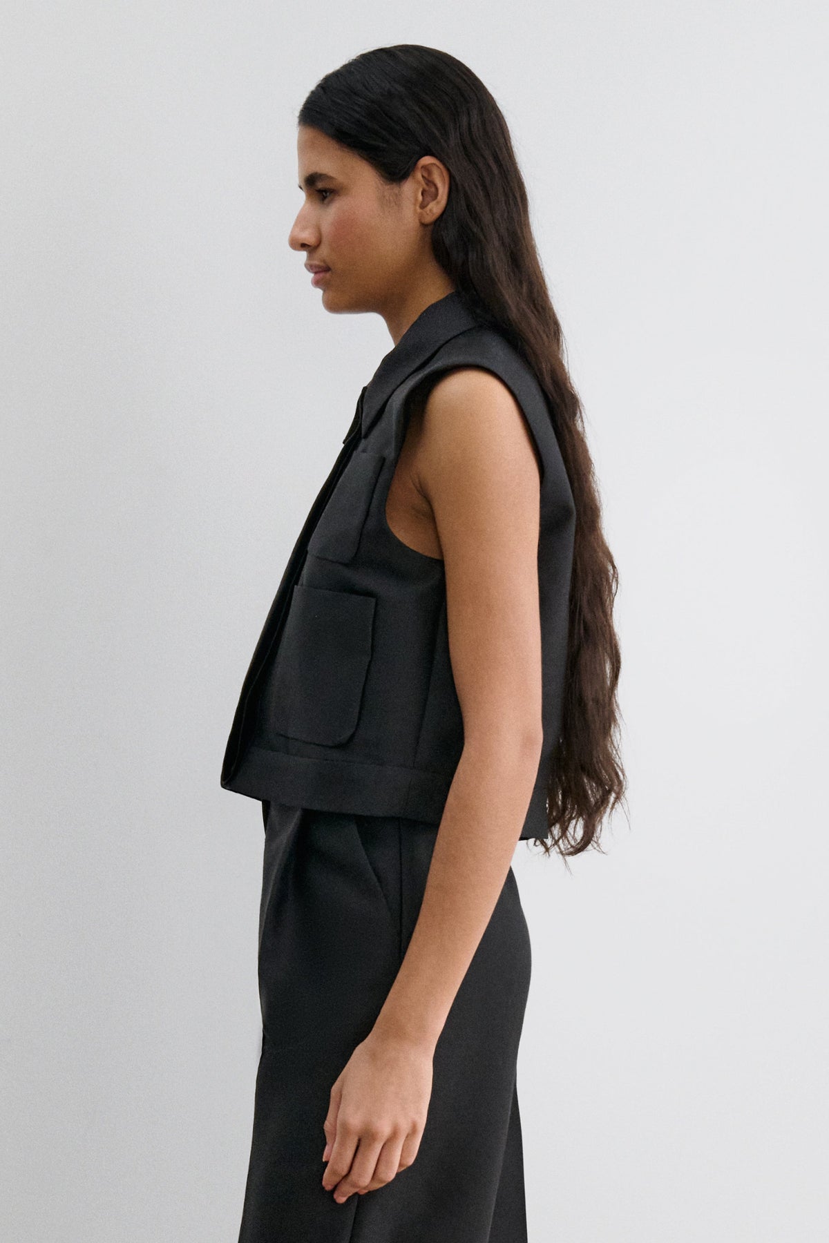 Hanley Vest Sky Blue - Rachel Comey