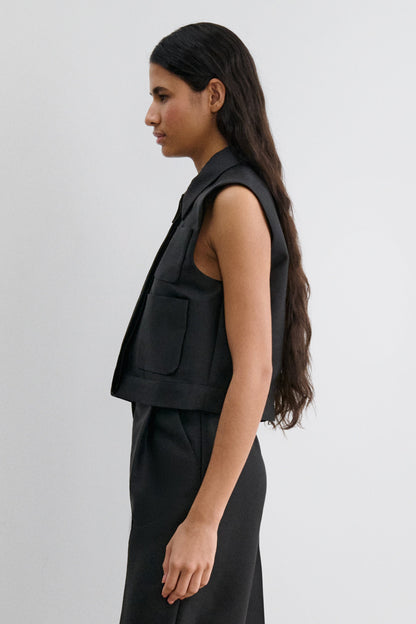 Hanley Vest Sky Blue - Rachel Comey