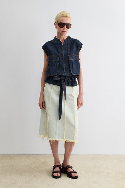 Soliton Vest Raw Wash - Rachel Comey
