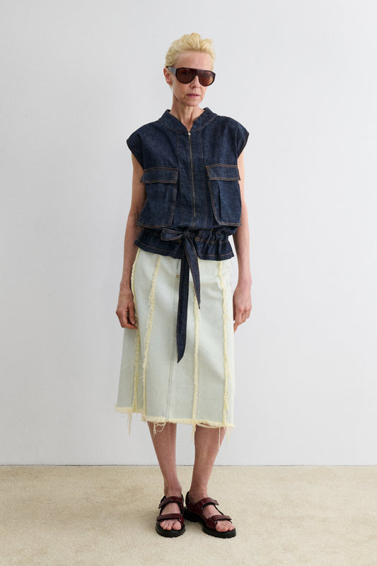 Soliton Vest Raw Wash - Rachel Comey