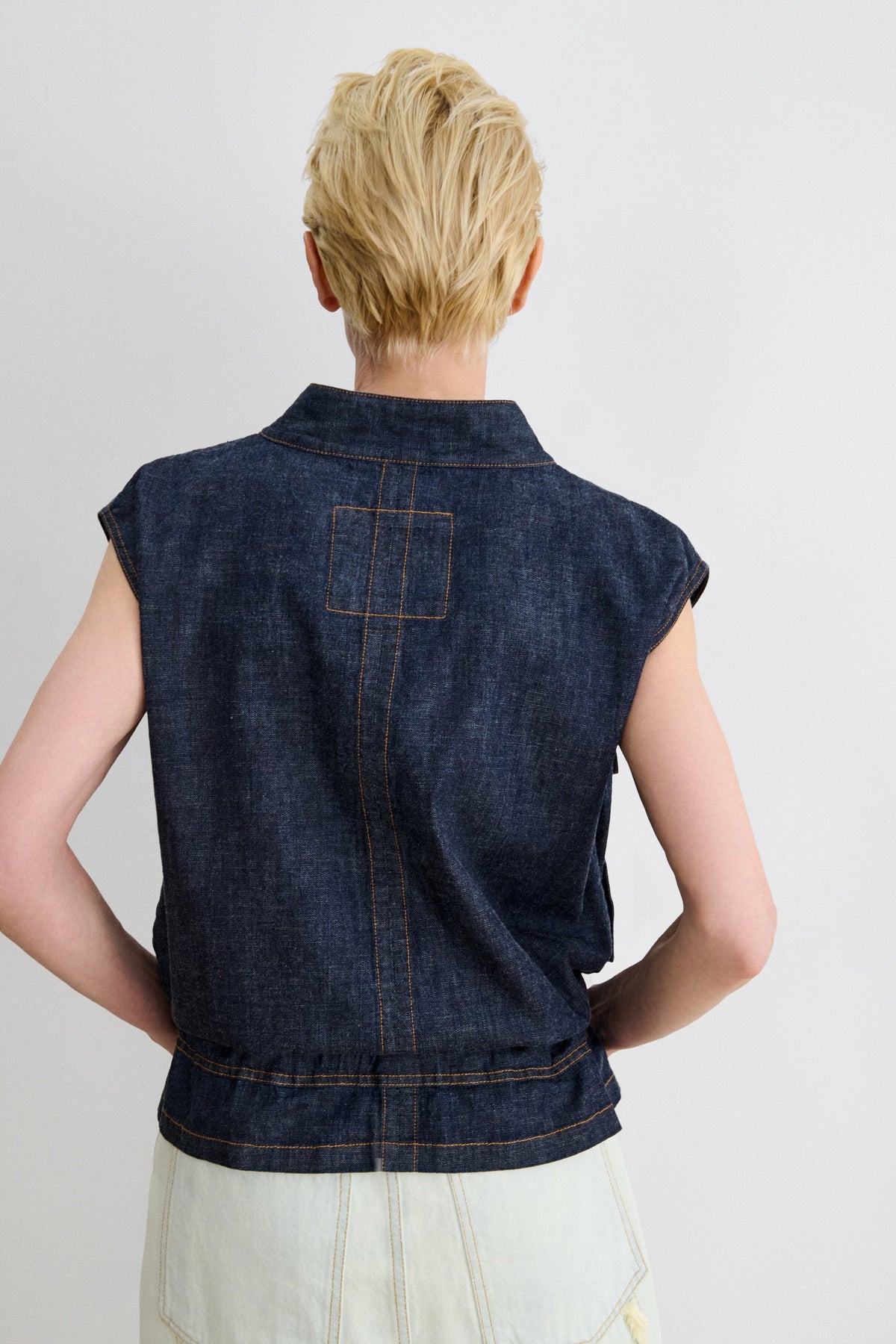 Soliton Vest Raw Wash - Rachel Comey