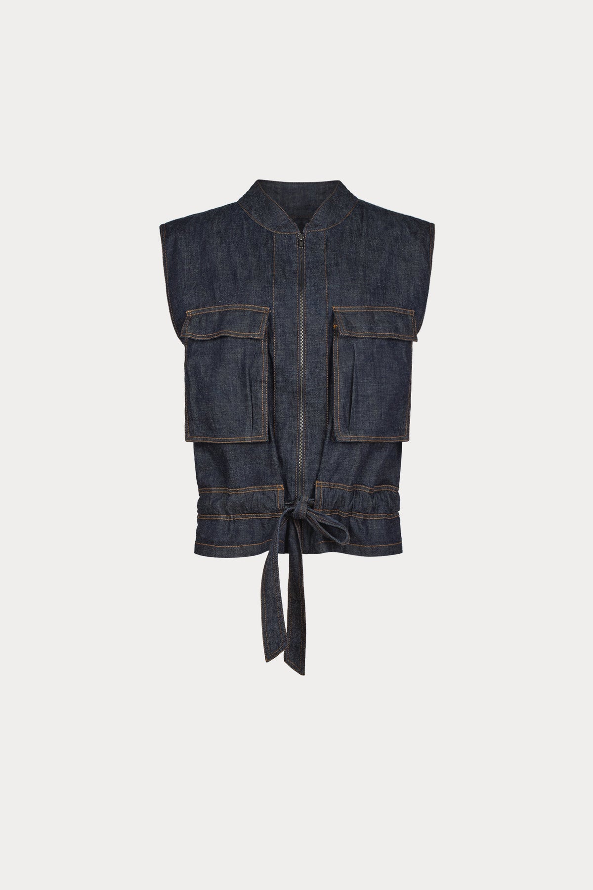 Soliton Vest Raw Wash - Rachel Comey